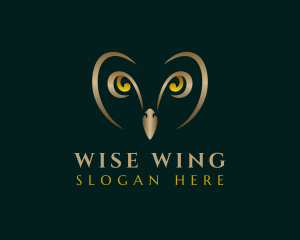 Owl - Avian Owl Bird logo design