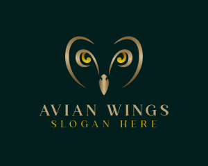 Avian Owl Bird logo design