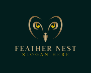 Avian Owl Bird logo design