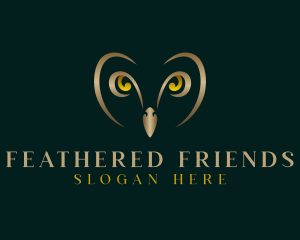 Avian Owl Bird logo design