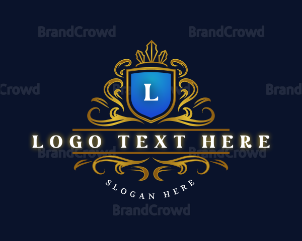 Luxury Decorative Shield Logo