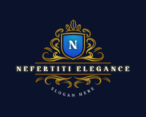 Luxury Decorative Shield logo design