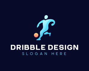 Dribble - Athlete Basketball Dribble logo design