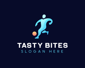 Human - Athlete Basketball Dribble logo design