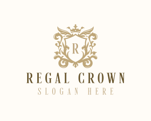 Regal Monarchy Shield logo design