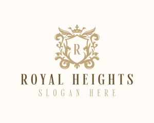 Regal Monarchy Shield logo design