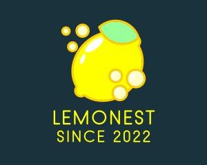 Lemonade - Bubble Lemonade Juice logo design