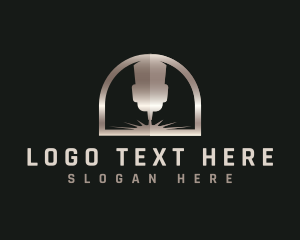 Laser - Laser Cutting Tool logo design