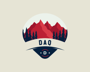 Mountain Nature Destination Logo