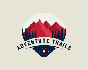 Mountain Nature Destination logo design