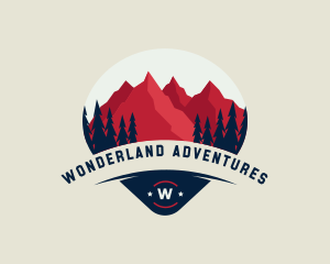 Mountain Nature Destination logo design