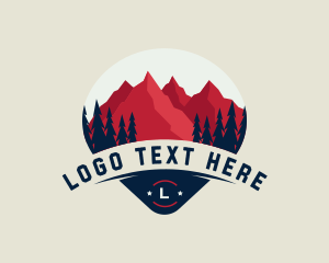 Travel - Mountain Nature Destination logo design
