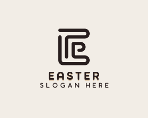 Stylish Brand Letter E Logo