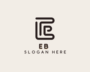 Stylish Brand Letter E Logo