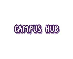 Campus - Lilac Purple Handwritten Stationery logo design