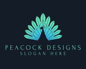 Peacock Fashion Boutique logo design