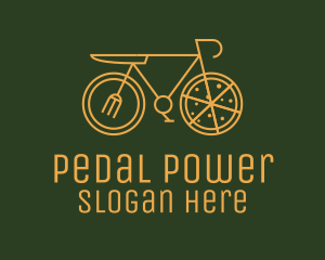 Pedal - Pizza Delivery Bicycle logo design