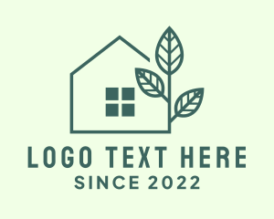 Housing - Real Estate House Plant logo design