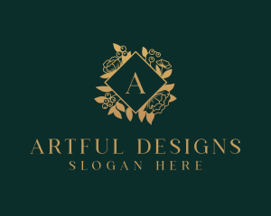 Floral Fashion Boutique logo design