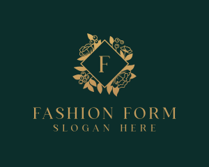 Floral Fashion Boutique logo design