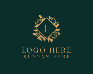 Floral Fashion Boutique logo design