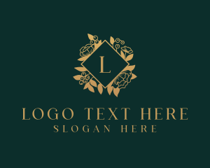 Luxury - Floral Fashion Boutique logo design