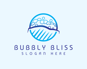 Automotive Washer Bubbles logo design