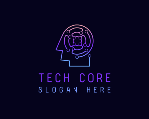 Circuit Ai Tech Cyberspace logo design