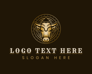 Animal - Bull Buffalo Ox logo design