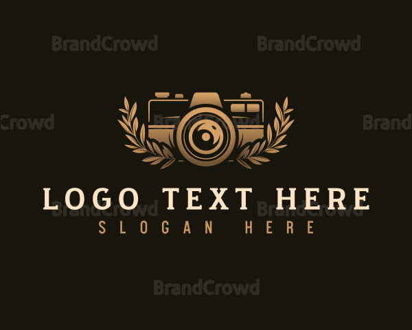 Classic Photography Wreath Logo