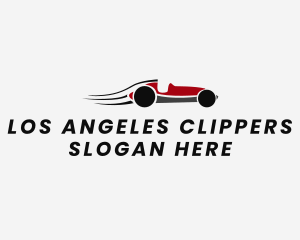 Fast Vintage Race Car  Logo