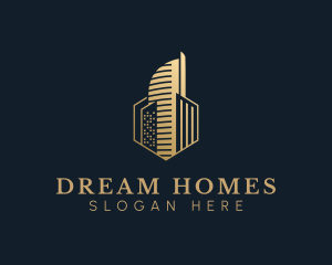 Real Estate - Building Real Estate logo design