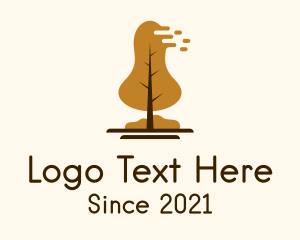 Trip - Autumn Forest Tree Park logo design