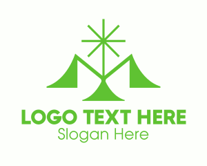 Agricultural - Green Natural Plant logo design