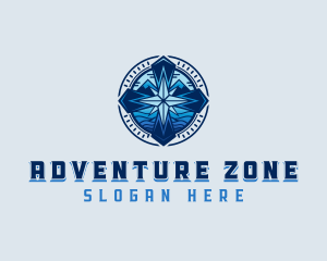 Adventure Traveler Compass logo design