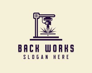 Metalworks Laser Machinery logo design