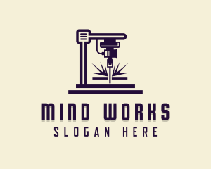 Metalworks Laser Machinery logo design