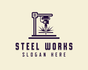 Metalworks Laser Machinery logo design