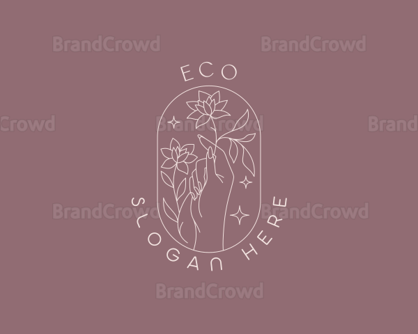 Artisanal Floral Hand Logo