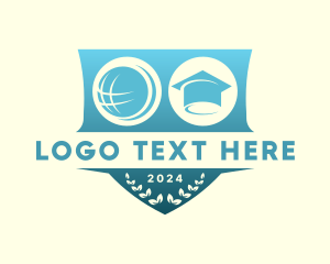 Torch - Globe College Graduation logo design