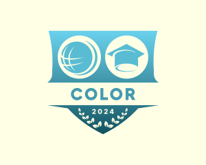Learning - Globe College Graduation logo design