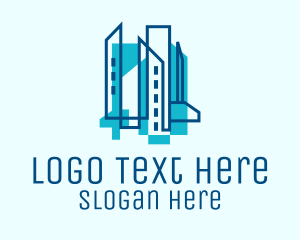 Architect - Blue Architectural Company logo design