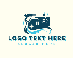 Home - Pressure Washer Cleaning Sanitation logo design