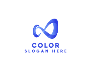 Agency - Modern Infinity Loop logo design