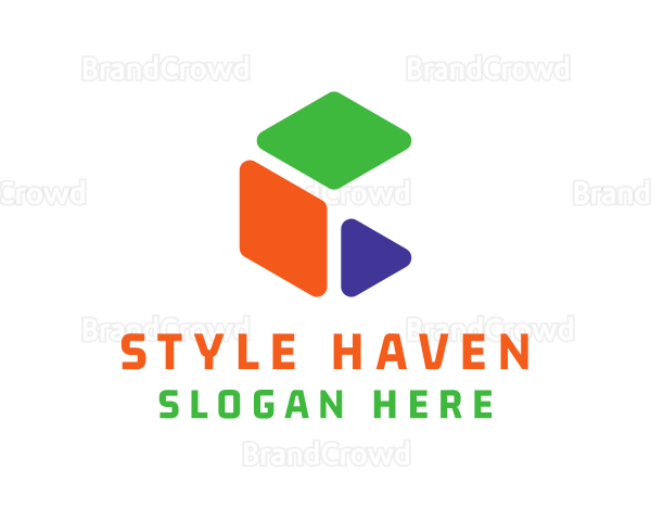 Digital Cube Creative Logo