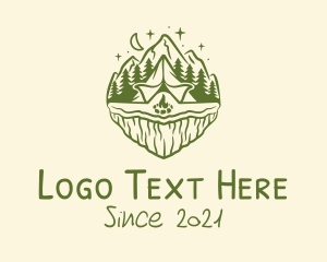Green Mountain - Outdoor Adventure Camp logo design
