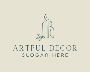 Handmade Candle Decor logo design