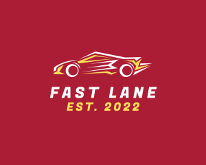 Fast Car Racing logo design