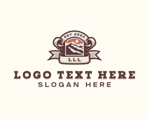 Outdoor - Adventure Mountain Trekking logo design