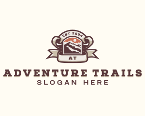 Adventure Mountain Trekking logo design